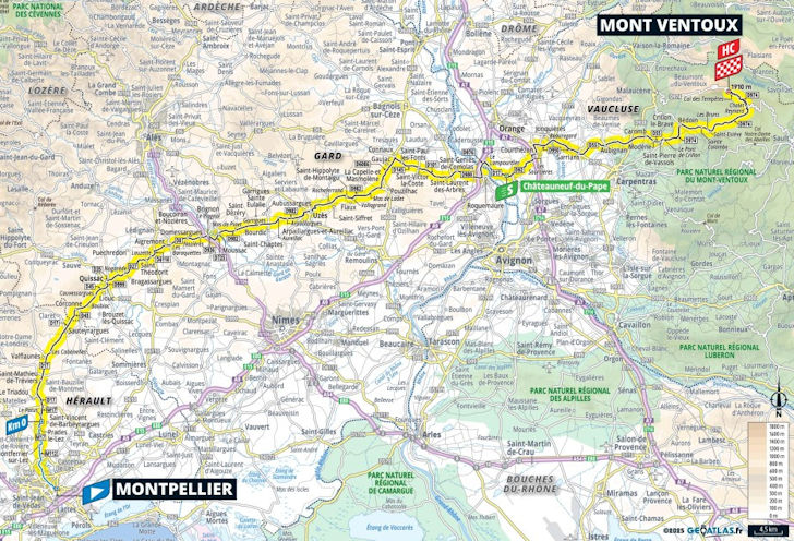  Montpellier - Mont-Ventoux